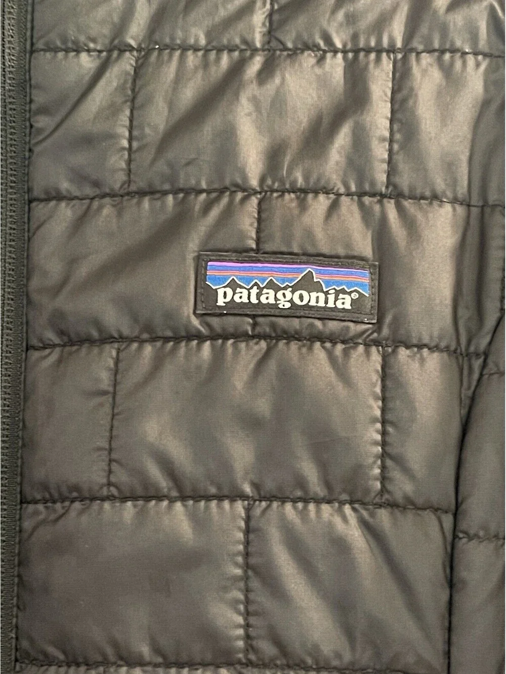 Patagonia Womens Nano Puff Parka Jacket Black Quilted Insulated Coat STY26870 - Picture 3 of 7